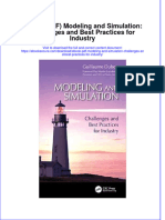 Full Download Ebook Ebook PDF Modeling and Simulation Challenges and Best Practices For Industry PDF