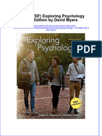 Instant Download Ebook PDF Exploring Psychology 11th Edition by David Myers PDF Scribd