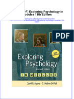 Instant Download Ebook PDF Exploring Psychology in Modules 11th Edition PDF Scribd