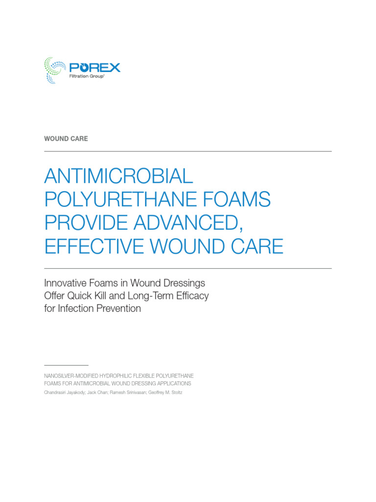 Porex - Antimicrobial Polyurethane Foams Provide Advanced Effective ...