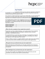 Supervision Recording Template