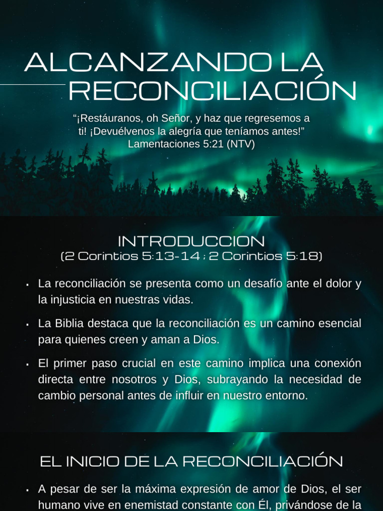 Reconciliación: Volver a Dios en Cristo | PDF | Relaciones personales ...