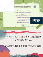 Epistemologia Analitica y Normativa