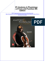 Instant Download Ebook PDF Anatomy Physiology The Unity of Form and Function 9th Edition PDF Scribd