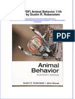 Instant Download Ebook PDF Animal Behavior 11th Edition by Dustin R Rubenstein PDF Scribd
