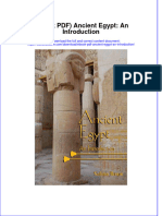 Instant Download Ebook PDF Ancient Egypt An Introduction PDF Scribd