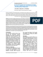 Article La Prise en Charge Neurochirurgicale Des Traumatismes de L'étage Antérieur de La