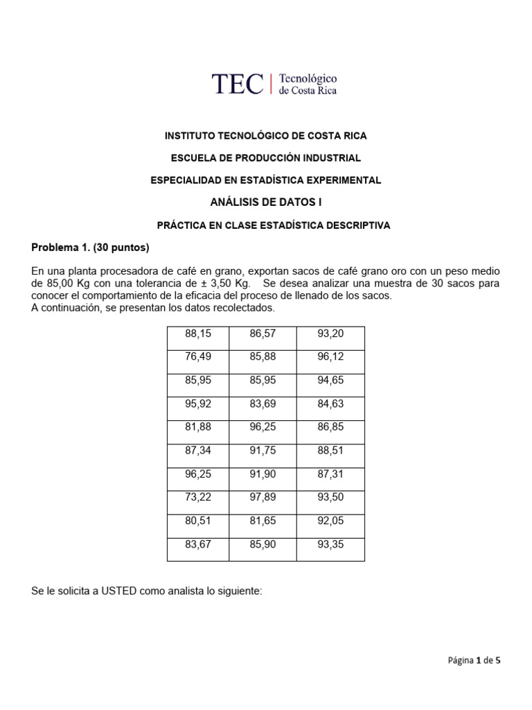 Práctica Minitab Estadística Descriptiva Pdf Placebo Estadísticas