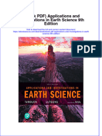Instant Download Ebook PDF Applications and Investigations in Earth Science 9th Edition PDF Scribd
