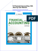 Instant Download Ebook PDF Financial Accounting 16th Edition by Carl Warren PDF Scribd