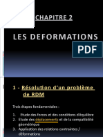 Chapitre 2 - Les Déformations