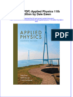 Instant Download Ebook PDF Applied Physics 11th Edition by Dale Ewen PDF Scribd