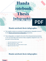 Handa Notebook Thesis Infographics by Slidesgo