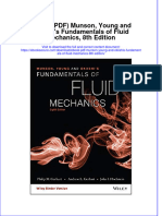Full Download Ebook Ebook PDF Munson Young and Okiishis Fundamentals of Fluid Mechanics 8th Edition PDF