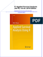 Instant Download Ebook PDF Applied Survival Analysis Using R Use R 1st Ed 2016 Edition PDF Scribd