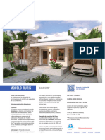 Plano Vivienda Americana 65m2