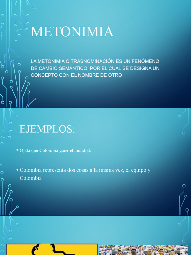 Definición y Ejemplos de Metonimia | PDF