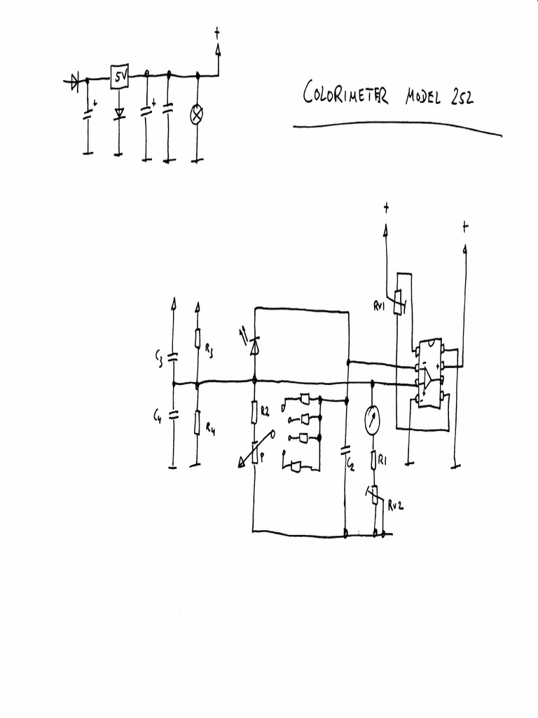 Chroma Colorimeter 252 - Circuit | PDF