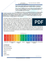 Práctica de Laboratorio Acido-Base Indicador Casero Repollo Morado