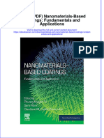 Full Download Ebook Ebook PDF Nanomaterials Based Coatings Fundamentals and Applications PDF