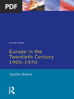 (Grant & Temperley's Europe in The Nineteenth & Twentieth Century, 2) Agatha Ramm - Europe in The Twentieth Century 1905-1970-Routledge (2017)