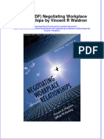 Full Download Ebook Ebook PDF Negotiating Workplace Relationships by Vincent R Waldron PDF