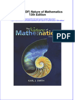 Full Download Ebook Ebook PDF Nature of Mathematics 13th Edition PDF