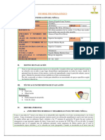 Informe Psicopedagógico Ivana