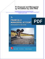 Instant Download Ebook PDF Financial and Managerial Accounting 7th Edition by John Wild PDF Scribd