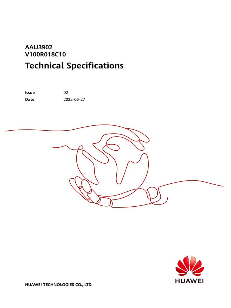 AAU3902 Technical Specifications (V100R018C10 - 02) (PDF) - en | PDF ...
