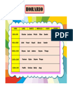 Horario de Reforzamiento 2024