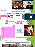 Del Segundo Belaundismo A La Caida de Alberto Fujimori