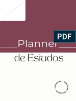 Planer de Estudos