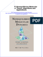 Full Download Ebook Ebook PDF Nonequilibrium Molecular Dynamics Theory Algorithms and Applications PDF