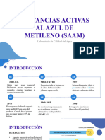 Sustancias Activas Al Azul de Metileno (SAAM)