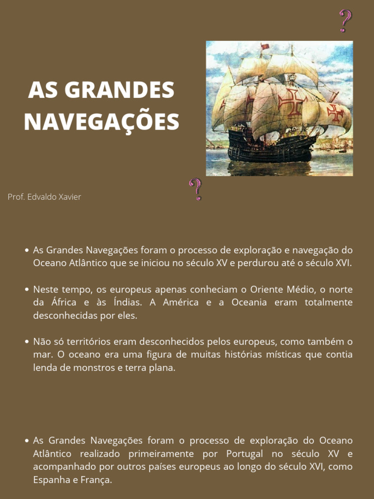 AS GRANDES NAVEGAÇÕES 7 Ano | PDF