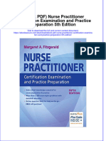 Full Download Ebook Ebook PDF Nurse Practitioner Certification Examination and Practice Preparation 5th Edition PDF