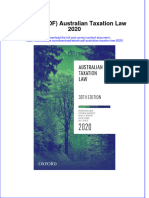 Instant Download Ebook PDF Australian Taxation Law 2020 PDF Scribd
