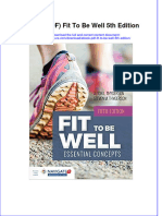 Instant Download Ebook PDF Fit To Be Well 5th Edition PDF Scribd
