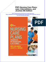 Ebook PDF Nursing Care Plans Diagnoses Interventions and Outcomes 9th Edition