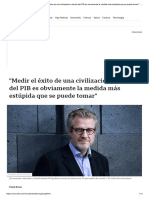 Philipp Blom - Medir El Éxito de Una Civilización A Través Del PIB Es Obviamente La Medida Más Estúpida Que Se Puede Tomar