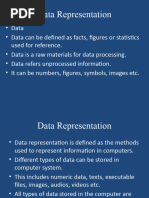 Data Representation 1