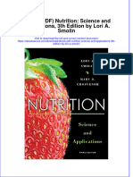 Full Download Ebook Ebook PDF Nutrition Science and Applications 3th Edition by Lori A Smolin PDF