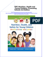 Full Download Ebook Ebook PDF Nutrition Health and Safety For Young Children Promoting Wellness 3rd Edition PDF