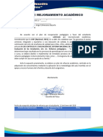 Plan de Mejoramiento Académico N°3 de Fisica 2do Bgu