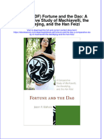 Instant Download Ebook PDF Fortune and The Dao A Comparative Study of Machiavelli The Daodejing and The Han Feizi PDF Scribd