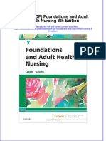 Instant Download Ebook PDF Foundations and Adult Health Nursing 8th Edition PDF Scribd