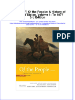 Full Download Ebook Ebook PDF of The People A History of The United States Volume 1 To 1877 3rd Edition PDF