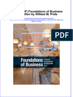 Instant Download Ebook PDF Foundations of Business 6th Edition by William M Pride PDF Scribd