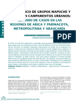 Estudio de Casos en Las Regiones de Arica Y Parinacota, Metropolitana Y Araucanía